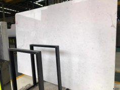 crystal white marble slab